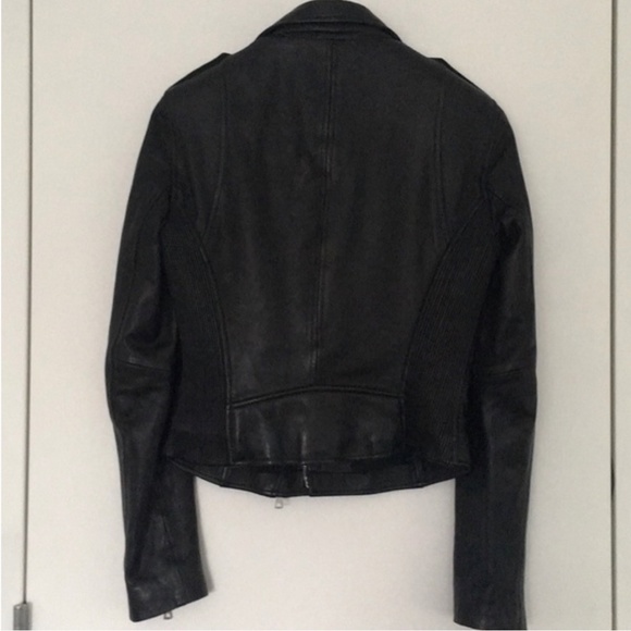 ZARA Authentic Leather Biker Jacket - Picture 2 of 6